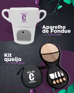 Aparelho de fondue personalizado